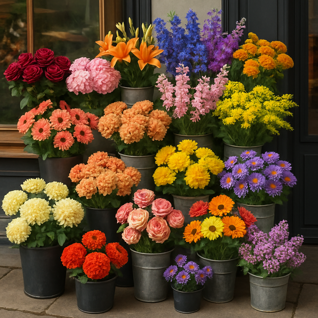 Selection of flowers